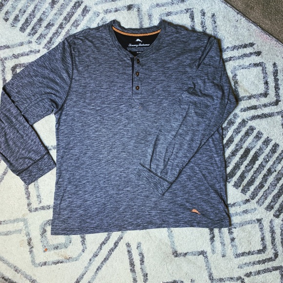 Men’s Tommy Bahama Polo half Button Up long sleeve - Picture 5 of 5